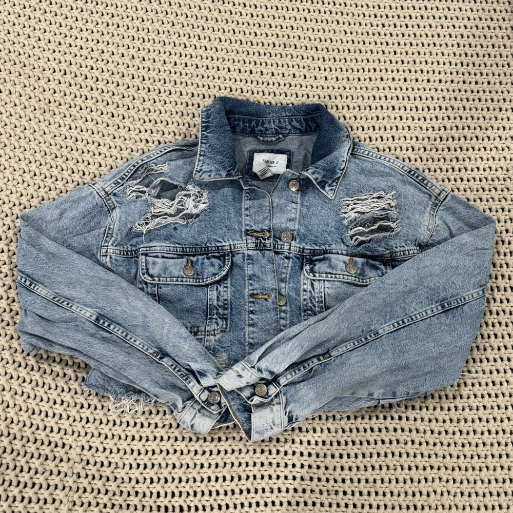Cropped Jean jacket